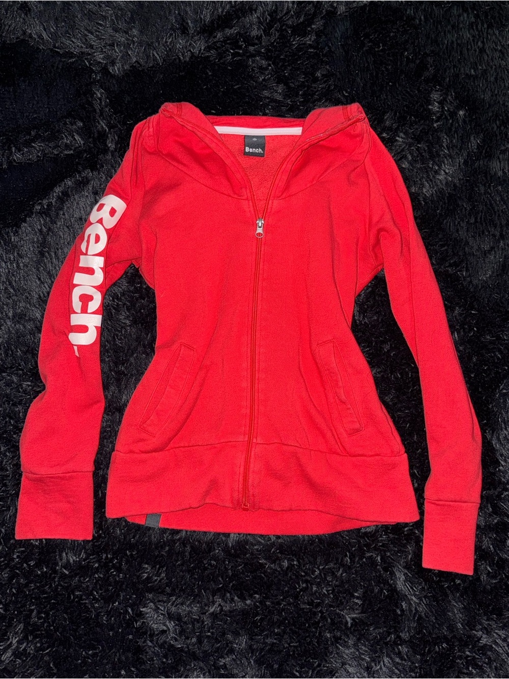Women’s Bench Red Zip Up Hoodie